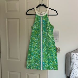 Green Floral Lilly Pulitzer Mini Dress